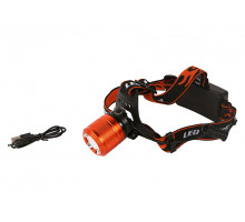 Налобный аккумуляторный фонарь Sturm T6 светодиод, функция зум, 3 режима, 200лм 4052-02-200