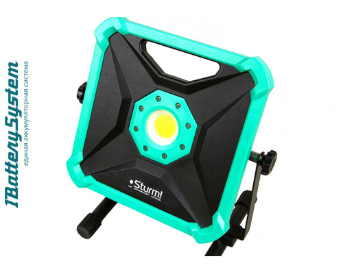 Фонарь-прожектор Sturm COB 20W, 2000лм, 2 режима 50/100%, 1BatterySystem 4053-01-2000