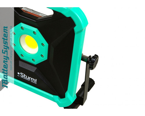 Фонарь-прожектор Sturm COB 20W, 2000лм, 2 режима 50/100%, 1BatterySystem 4053-01-2000