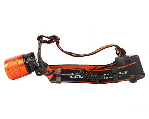 Налобный аккумуляторный фонарь Sturm T6 светодиод, функция зум, 3 режима, 200лм 4052-02-200