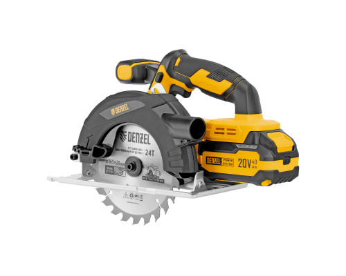 Пила циркулярная аккумуляторная Denzel CCSH-20-165 27405