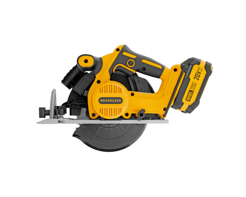 Пила циркулярная аккумуляторная бесщеточная Denzel CCSH-BL-20-185  27409