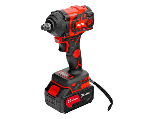 Гайковерт ударный аккумуляторный бесщеточный MTX CIWU-BL-20-600 26585