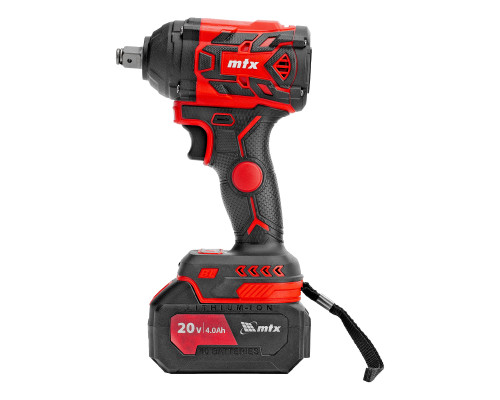Гайковерт ударный аккумуляторный бесщеточный MTX CIWU-BL-20-600 26585