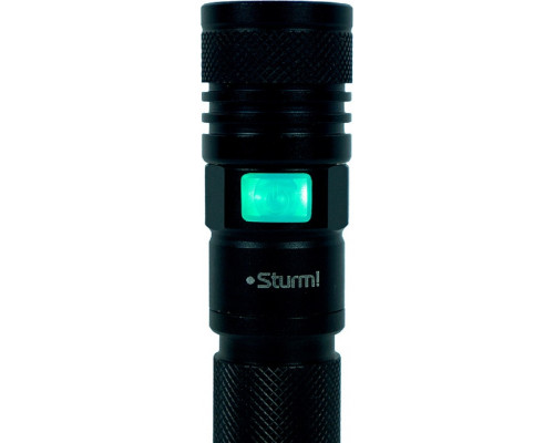 Фонарь 300лм, L2 светодиод, 3x кратный зум, 3 режима, Sturm! 4052-04-300