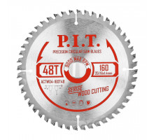 Диск пильный по дереву P.I.T. 160x20/16x1,4 мм 48T, тип зуба TCG ACTW04-160T48