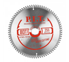 Диск пильный по дереву P.I.T. 255x30x2,4 мм 80T, тип зуба TCG ACTW04-255T80