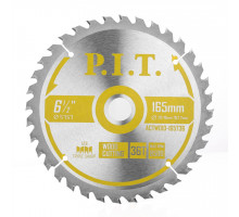 Диск пильный по дереву P.I.T. 165x30/20x2,2 мм 36T, тип зуба ATB ACTW10-165T36