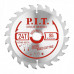 Диск пильный по дереву P.I.T. 185x30/20/16x2,2 мм 24T, тип зуба ATB ACTW10-185T24