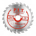 Диск пильный по дереву P.I.T. 200x32/30x2,2 мм 24T, тип зуба ATB ACTW10-200T24