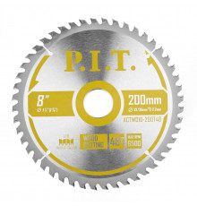 Диск пильный по дереву P.I.T. 200x32/30x2,2 мм 48T, тип зуба ATB ACTW10-200T48