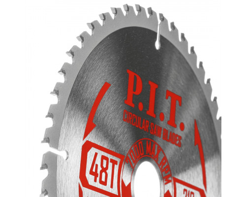 Диск пильный по дереву P.I.T. 210x30/20/16x2,2 мм 48T, тип зуба ATB ACTW10-210T48 Диск пильный по дереву P.I.T. 210x30/20/16x2,2 мм 48T, тип зуба ATB ACTW10-210T48