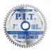 Диск пильный по алюминию, 180x20/16x1.6 мм 56T P.I.T. ACTW05-180T56