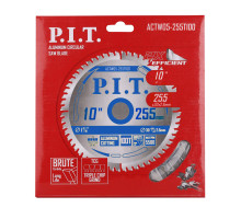 Диск пильный по алюминию 255x30x2.4 мм 100T P.I.T. ACTW05-255T100